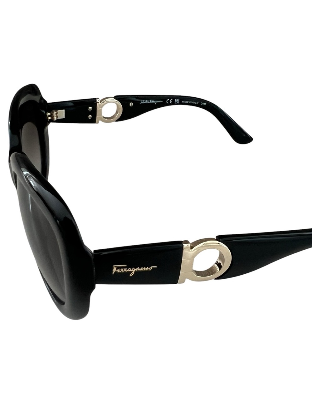 SALVATORE FERRAGAMO SF727S-001-53 Sunglasses Size 53mm 135mm 20mm black NEW - Picture 3 of 10